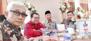 Ketua Umum SMSI dan Ketua Gerindra Lampung Hadiri Pernikahan Sekjen LBH SMSI