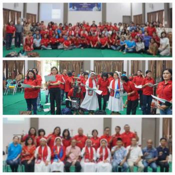 Dua Tahun Legio Maria  Pohon Suka Cita Kami Semakin Wujudkan Budaya Peduli Kasih dan Bersaksi Bersama Bunda Maria 