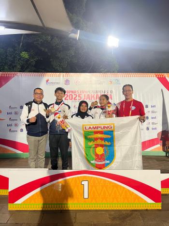 Lampung Panen Dua Emas dari Arena Atletik POPNas XVII lewat Galuh dan Novi