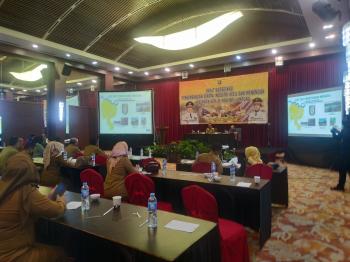 Kadis Koperasi dan UKM Provinsi Lampung Memimpin Rapat Pemaparan Lay Out Desa Wisata Kampung Tapis