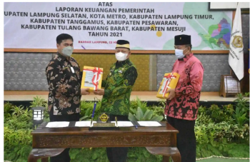 Pemkab Lamtim Sandang Penghargaan WTP Keempat