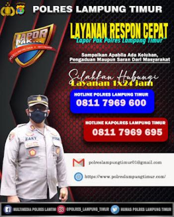 Berikan Pelayan Cepat, Kapolres Lamtim Sebar 