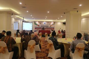 Kementerian Hukum dan HAM Lampung Gelar Diseminasi " Konvensi Anti Penyiksaan "