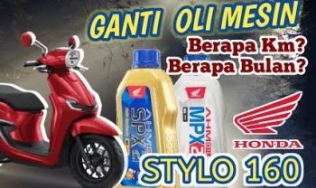 Jadwal Ganti Oli Mesin Honda Stylo 160 Panjang, Cukup Ganti Setiap Segini  