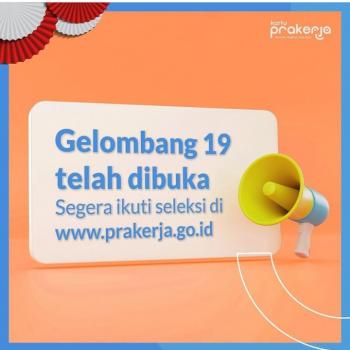 Segera Daftar! Kartu Prakerja Gelombang 19 Sudah Dibuka, Berikut Syaratnya