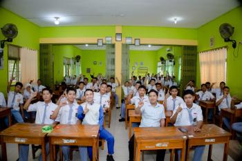 SMKN 3 Kota Metro Jadi Lokasi Terbaru Edukasi Safety Riding Tunas Honda Lampung