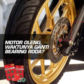 Motor Oleng Waktunya Ganti Bearing Roda di Ahas NSS Kedaton.