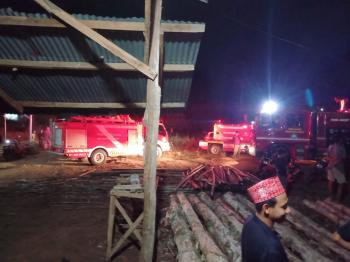 Lahan Kosong Milik Warga di Jatimulyo TerbakarÂ 