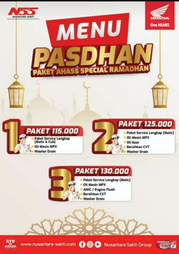 Promo Paket Service Special Ramadhan (PASDHAN)Â 