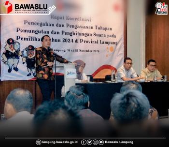 Bawaslu Lampung Lakukan Pengawasan Ketat, Sebanyak 90.910 APK Ditertibkan dan Temukan 164 Kejadian Khusus 