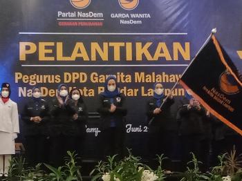 DPD Garnita Kota Bandar Lampung Dilantik, Herman HN: Saya Harap Selalu Dekat Dengan Rakyat 
