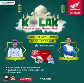 Kolak â€œKomunitas Honda Berbagi Akhlakâ€ bersama Tunas Honda dan NSS Kedaton