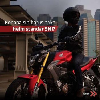 Alasan Keharusan Menggunakan Helm Standar SNI