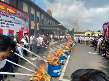 Kapolda Lampung: Saya Telah Menerapkan Kepada Jajaran Tindak Tegas Pengedar Narkoba