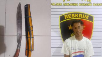 Aksi Brutal di Bandar Lampung, Driver Ojol Jadi Korban Pembacokan Pria Bersenjata