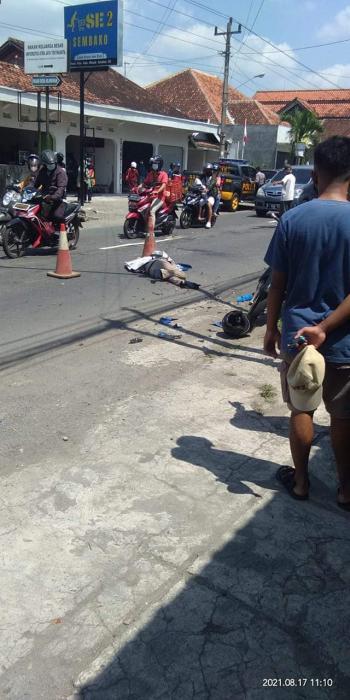 Kecelakaan Akibat Gagal Mendahului Mobil Korban Tewas Ditempat
