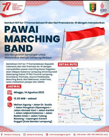 Begini Pengalihan Arus Lalu Lintas Saat Acara Pawai Marching Band 