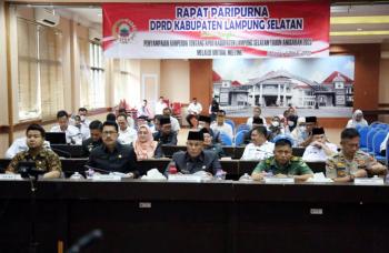 Bupati Lampung Selatan Sampaikan Nota Keuangan RAPBD 2023, Pendapatan Daerah Diproyeksi Rp.2,19 Triliun