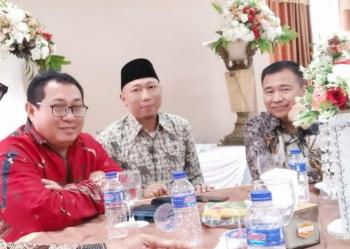 Ketua DPD Gerindra Lampung R. Mirzani Djausal Hadiri Resepsi Pernikahan M. Rian Ali Akbar Sekjend LBH SMSI Pusat