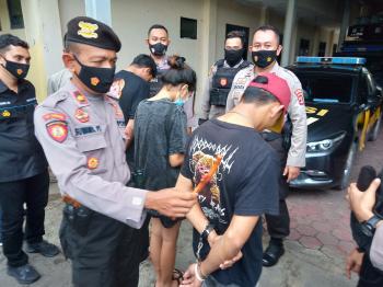 2 Pemuda dan 1 Perempuan Diamankan Tim Patroli Sat Samapta Polresta Bandar Lampung 