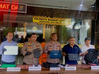 Polisi Tangkap Penadah dan Pelaku Pembobol Kos di Tanjung Karang Timur