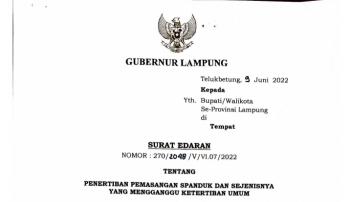 Marak Pemasangan Spanduk-Banner, Surat Edaran Dikeluarkan 
