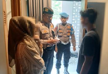 Razia Ramadan, Polsek Teluk Betung Utara Amankan Empat Pasangan di Penginapan