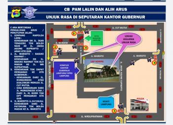 Akan Ada Aksi Unjuk Rasa, Ini Pengalihan Arus Lalu Lintas di Sekitar Kantor Gubernur