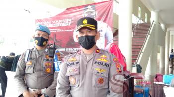 Dukung Percepatan Vaksinasi Covid-19 Polsek Telukbetung Utara Gelar Vaksinasi Gerai Presisi