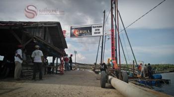 Akhirnya, Jembatan Pulau Pasaran Mulai Diperbaiki