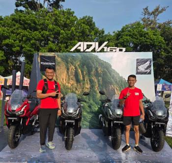 TDM Dipenogoro Ikut Memeriahkan Kegiatan Launching Honda ADV 160 di Unila 