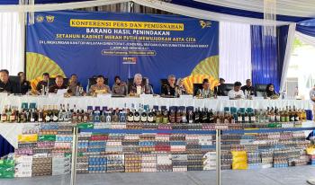 Sepanjang 2025, Bea Cukai Sumbagbar Catat Penerimaan Rp1,76 Triliun dan Ribuan Penindakan Barang Ilegal