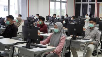 Pelaksanaan UTBK Hari Pertama ITERA Berjalan Lancar  