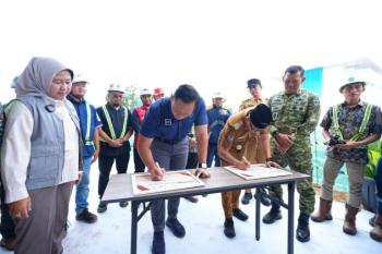 Menko Infrastruktur dan Gubernur Lampung Tinjau Progres Pembangunan RSPTN dan IRC Unila