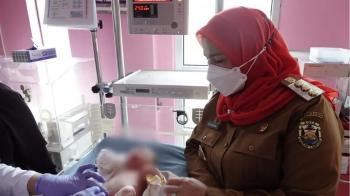 Kondisi Bayi yang Ditemukan di Kelurahan Bumi Raya Sehat Walafiat 