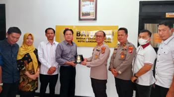 Koordinasi Jelang Pemilu 2024, Kapolresta Bandar Lampung Kunjungi Bawaslu Kota