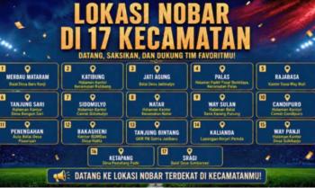 Gelar Nobar Final Piala Dunia di 17 Kecamatan, Pemkab Lampung Selatan Ubah Kemeriahan Jadi Berkah bagi UMKM Lokal