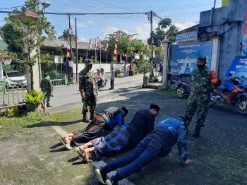 Jumlah Penderita Covid-19 Meningkat, Koramil dan Polsek Lancarkan Operasi Prokes