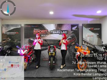 NSS Kedaton Kembali Mengadakan Pameran Honda Honda Sport Motoshow di Booth Mal Chandra Tanjung KarangÂ 