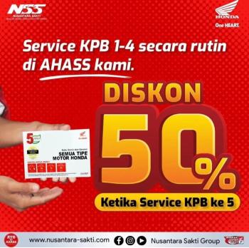 Program Diskon 50 Persen KPB Ke 5 Dari AHASS NSS Kedaton 