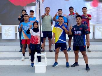Tim Sambo Lampung Optimistis Tampil Maksimal di PON Beladiri Kudus