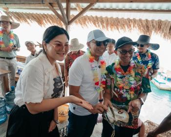 Panen Mutiara, Mirza Dorong Lampung Jadi Pusat Pariwisata Kelautan   