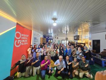 Expert PUM Netherlands Kunjungi Rumah BUMN Bandar Lampung, Bagi Strategi Perkuat UMKM   