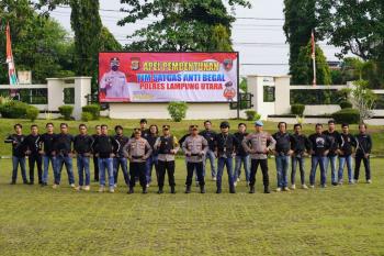 Jelang Mudik Lebaran, Polres Lampung Utara Bentuk Tim Satgasus Anti Begal