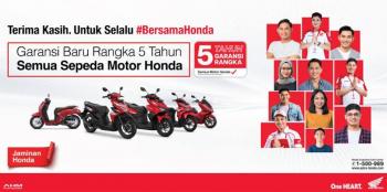 AHM Berikan Garansi Rangka Hingga 5 Tahun di Semua Model Motor, Tanpa Batas Jarak Tempuh 