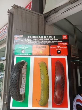 Ganti Ban Motor Tepat Waktu, Kunci Keselamatan dan Kenyamanan Berkendara   