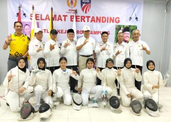 Kejurprov Anggar Lampung 2026 Digelar, 55 Atlet Berebut Tiket ke PON Beladiri Manado