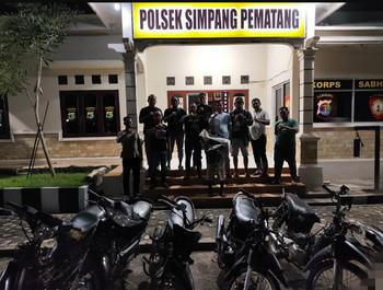 Polsek Simpang Pematang Tangkap Pelaku Curanmor yang Beraksi di 11 Lokasi di Mesuji