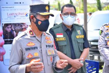 Polda Lampung Targetkan 22.000 Dosis Perhari