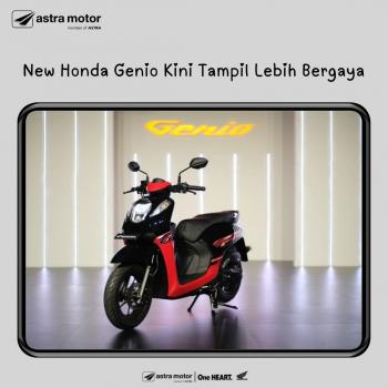 New Honda Genio Kini Tampil Lebih Bergaya